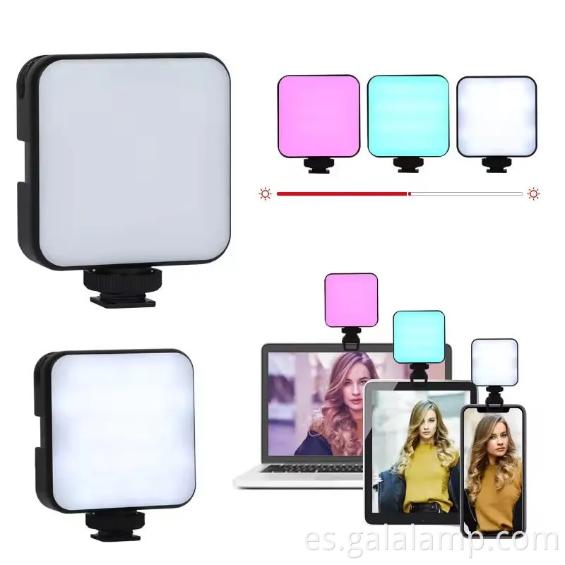 Mini luz de selfie portátil para transmisión en vivo y videos